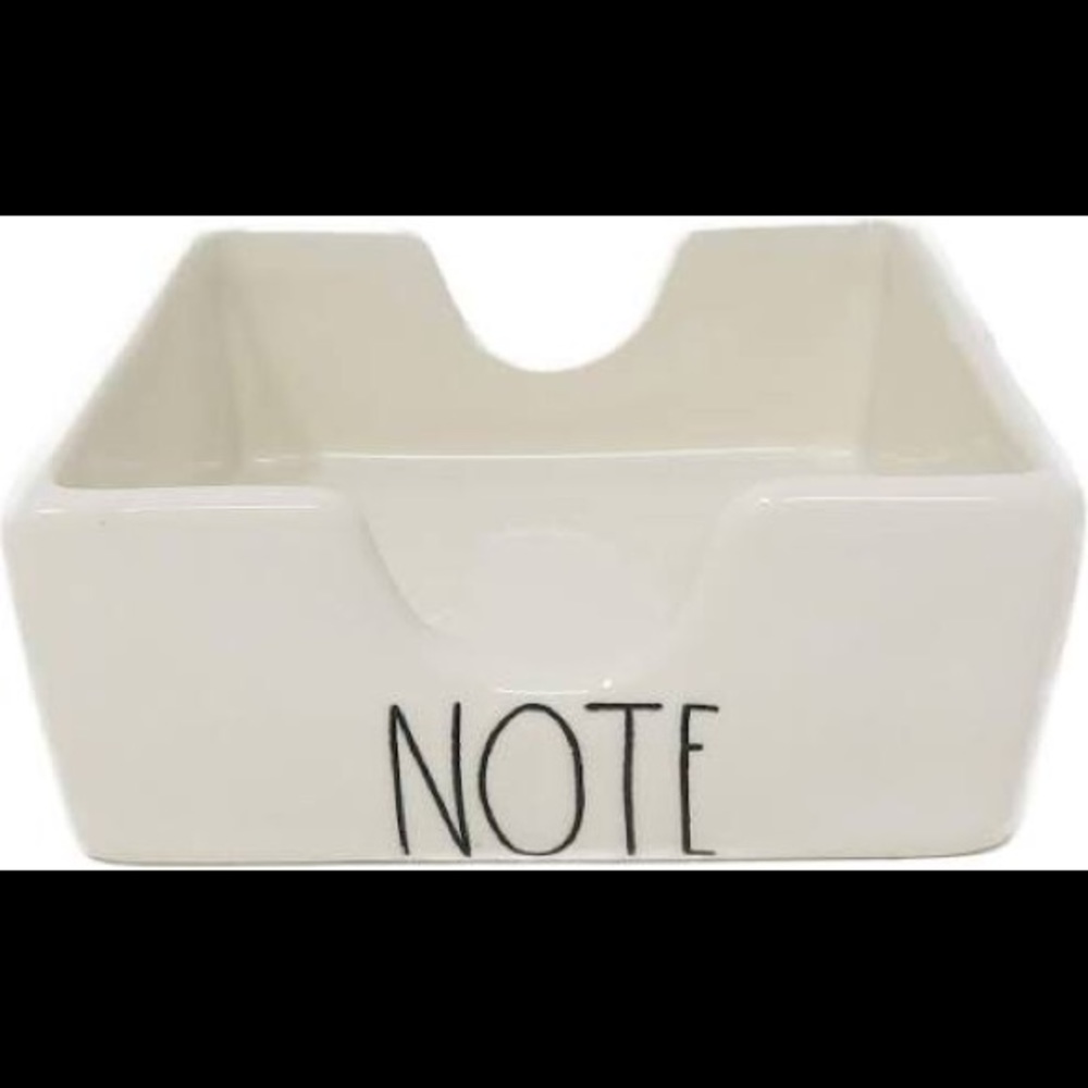 RAE DUNN “note” holder